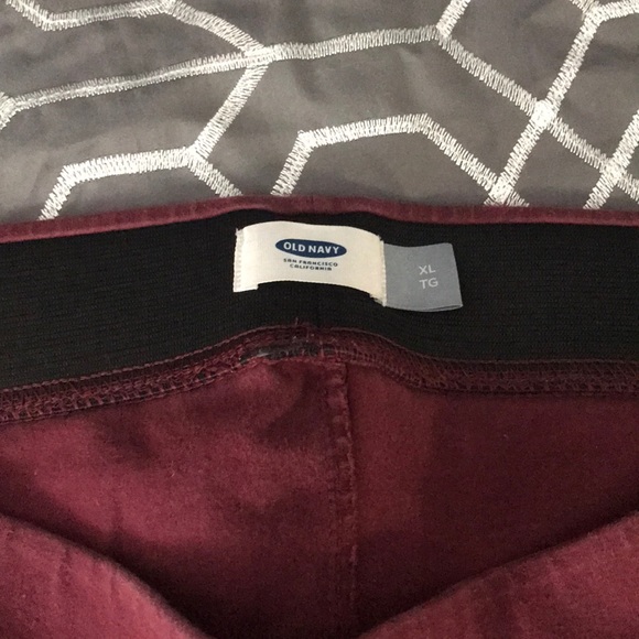 Burgundy leggings - Picture 3 of 3